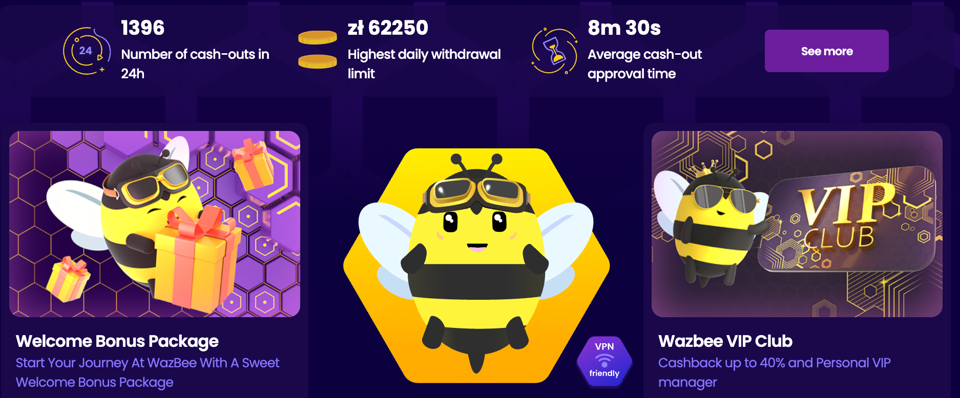 Wazbee Casino — metody płatności, wpłaty i wypłaty